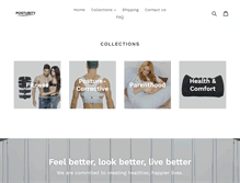 Tablet Screenshot of posturity.com